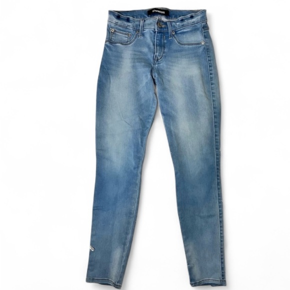 Express Light Blue Denim Jeans - Picture 3 of 6